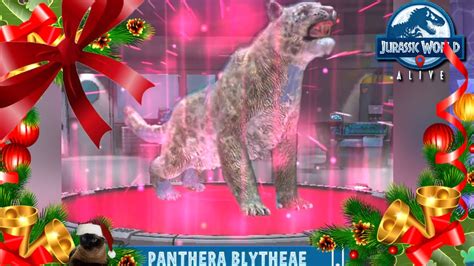 PANTHERA BLYTHEAE UNLOCKED!! All New Jurassic World Alive 2.20 Isla Event Creature! - YouTube