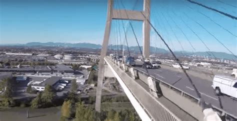 Recreational drone flight near Alex Fraser Bridge may be illegal (VIDEO) | News