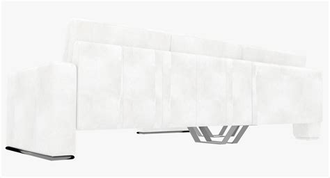 3D model modular sofa leather white - TurboSquid 1705941