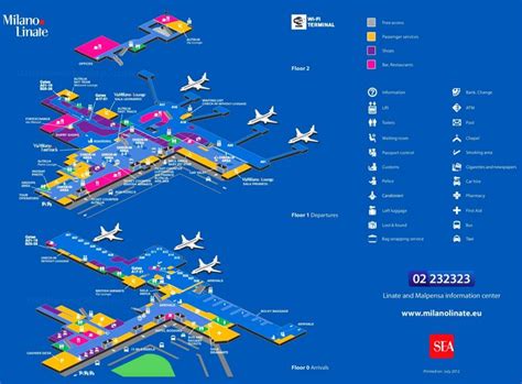 Milan International Airport Map