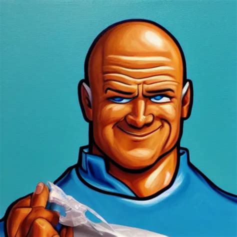 painting of mr. clean cosplaying as gigachad on mr. | Stable Diffusion | OpenArt