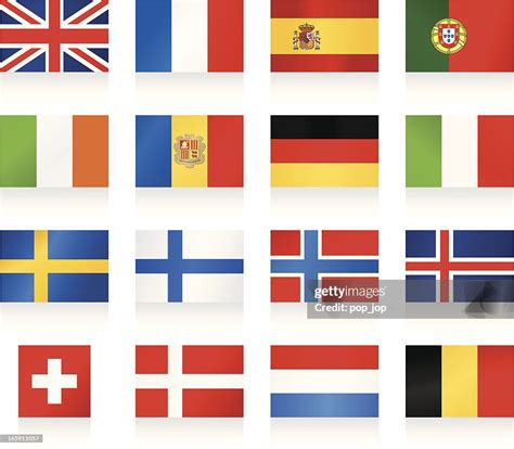 Flags Collection 1 Western And Nothern Europe High-Res Vector Graphic - Getty Images