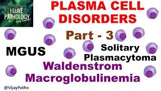 PLASMA CELL DISORDERS PART 3: MGUS, Solitary Plasmacytoma & Waldenstrom ...