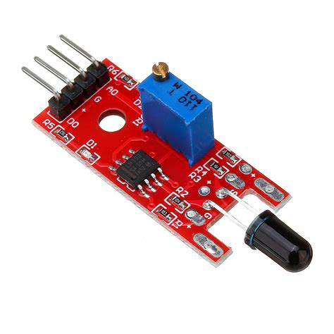 New KY-026 Flame Sensor Module IR Sensor Detector For Temperature ...