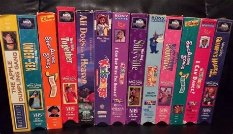 Mixed Lot Of 13 VHS Video Tapes Sing Along Songs, Disney, etc | Sing along songs, Songs, Songs ...