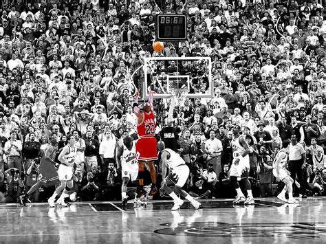 Michael Jordan MJ Last Shot Basketball Poster – My Hot Posters