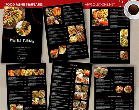 Restaurant Food Menu Template