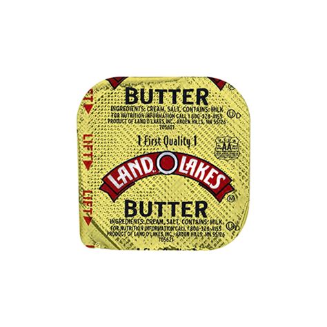 Land O' Lakes® Butter Individual Serving Packets, 225/CS - WB Mason