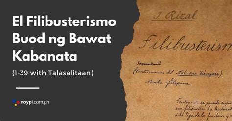 El Filibusterismo Kabanata 13