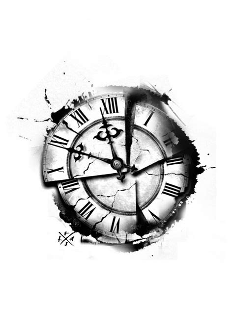 #broken #clock #drawing #simple #brokenclockdrawingsimple | Watch tattoo design, Broken clock ...