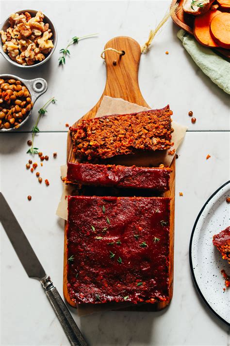 Lentil Nut Vegan "Meatloaf" | Minimalist Baker Recipes