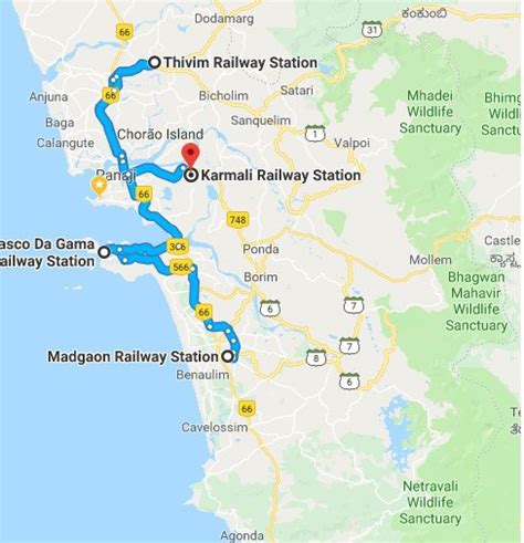 Goa Railway Station Codes : Travel Options - Bus/Taxi/Pilot/Goa Miles App