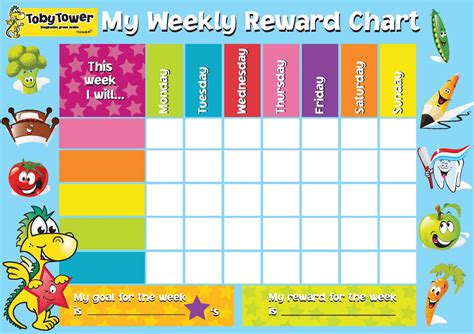 Behaviour Reward Chart Printable