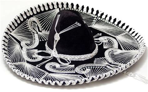 Black and Silver Mariachi Sombrero | Sombrero, Mariachi, Hats for sale