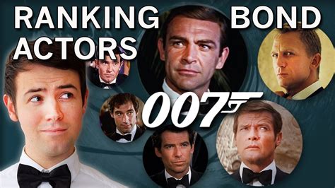 Ranking James Bond Actors | Personal Favourites - YouTube