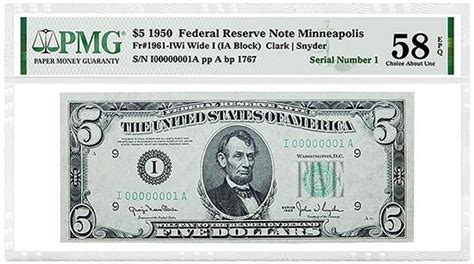 PMG-certified US Notes with Desirable Fancy Serial Numbers Offered in ...