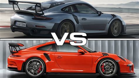 2018 Porsche 911 GT2 RS vs 2017 Porsche 911 GT3 RS - YouTube