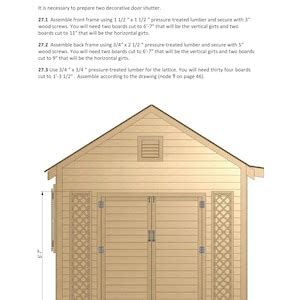 Shed Plans 20x10 Garden Shed With Porch - Etsy