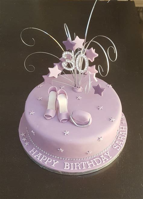 Purple 30th Bithday ladies cake Cakes For Women, Bithday, 30th, Cake Decorating, Birthday Cake ...