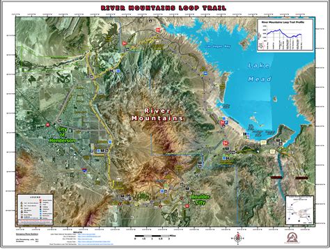 Trailheads and Maps - River Mountains Loop Trail