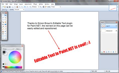 You Can Easily Create Editable Text in Paint.NET