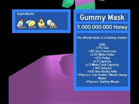 Crafting Gummy Mask - YouTube