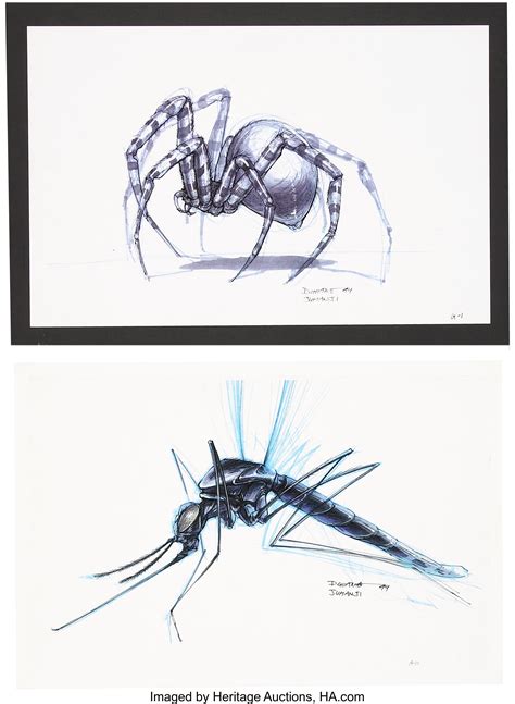 Jumanji Concept Art Sketches (1995).... (Total: 2 ) Movie/TV | Lot #51053 | Heritage Auctions