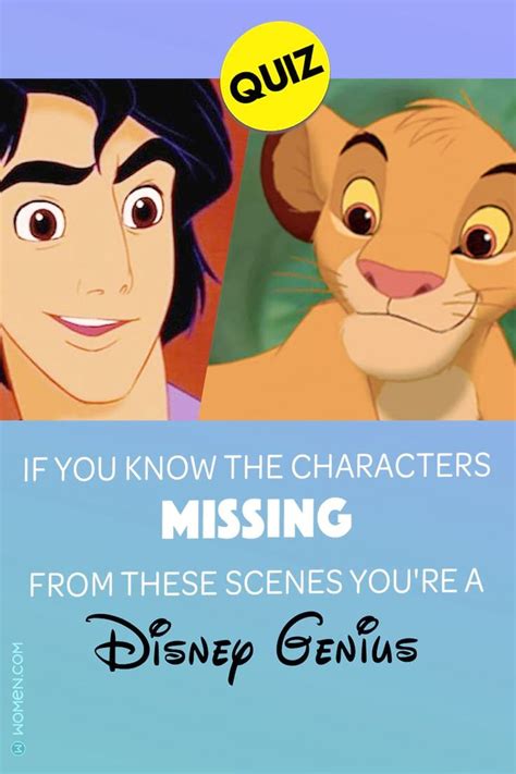 If You Know The Characters Missing From These Scenes You're A Disney ...