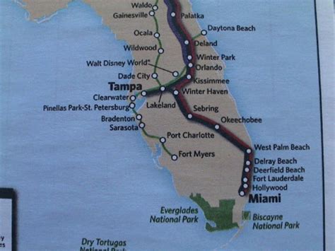 Amtrak Silver Meteor Route Map