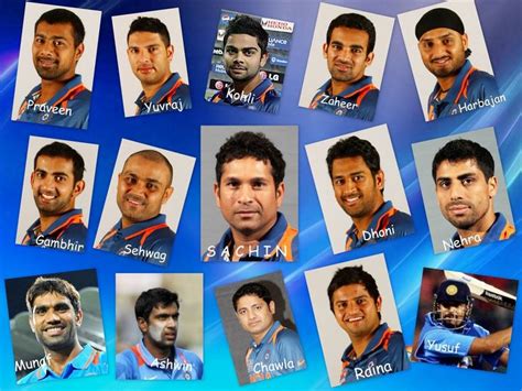 india world cup squad 2011 - Google Search | Cricket team, Rugby world cup, Team wallpaper