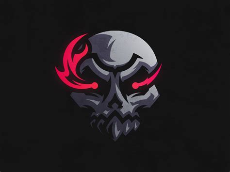 Skull | Logo design art, Game logo design, Logo design