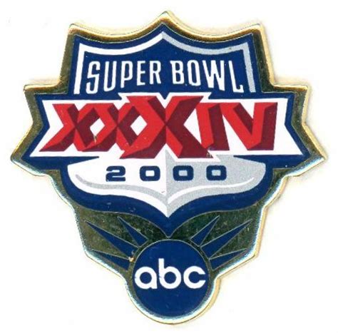 Super Bowl XXXIV ABC pin