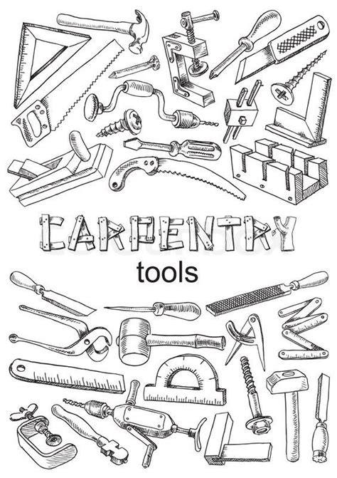 Carpenter Tools Drawings