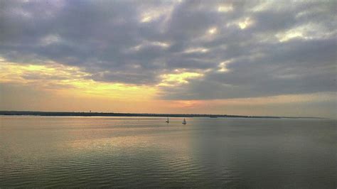 Two Boats And A Sunset Photograph by Nature Wall Posters - Fine Art America