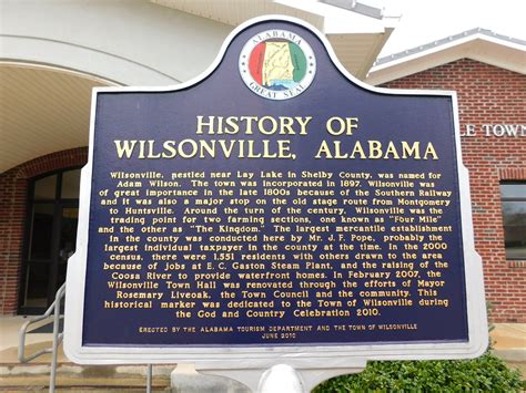 Wilsonville Historic Marker | Wilsonville, Alabama | Jimmy Emerson, DVM | Flickr