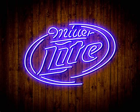 Miller Lite 2 Handmade LED Neon Sign