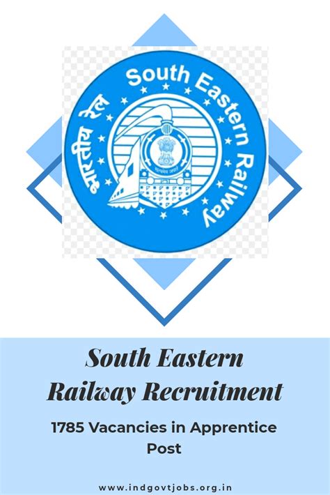 South Eastern Railway Recruitment 2021 - Apply Online for 1785 Vacancies in Apprentice Post ...