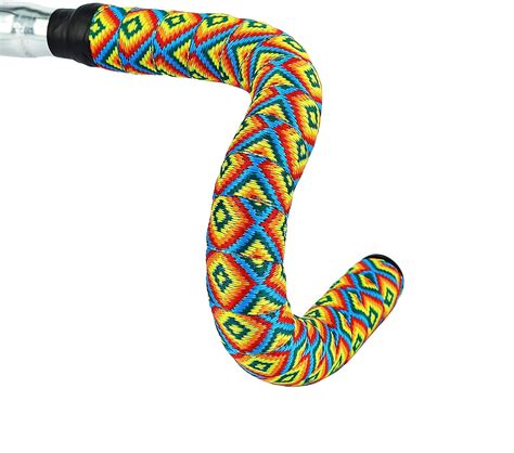 BTP Woven Bicycle Handlebar Tape with Trending Colors and Pattern Designs Superior Supple Hand ...