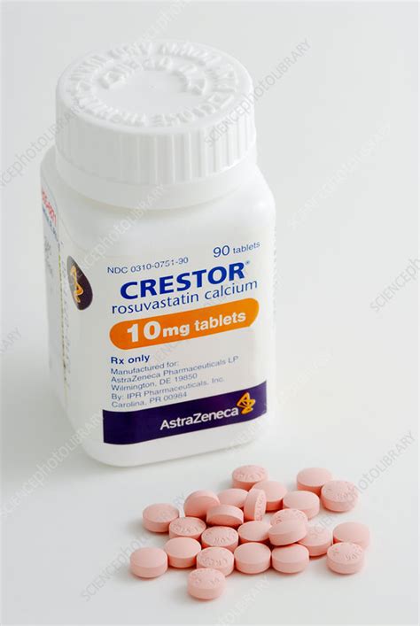 Rosuvastatin Pills - Stock Image - C003/4531 - Science Photo Library