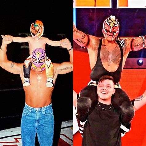 Rey Mysterio and his son Dominick in 1999 and in 2019 | Professional ...