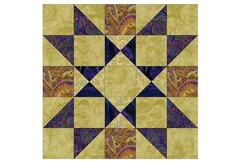 Providence, an Easy Patchwork Star Quilt Block Pattern