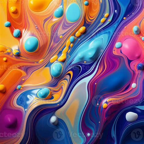 Colorful abstract liquid background, texture, acrylic, sublimation ...