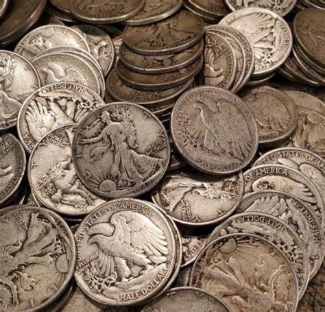 ** 90%Junk Silver Coins $1 Face Value - Mixed Coins Average Circulated ...