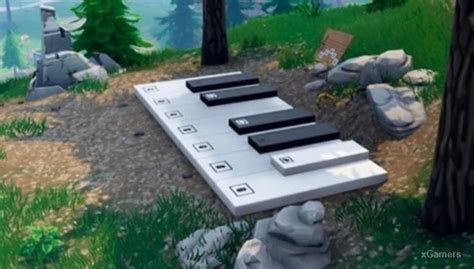 Fortnite piano locations | Play the Sheet Music at an Oversized Piano | xGamers