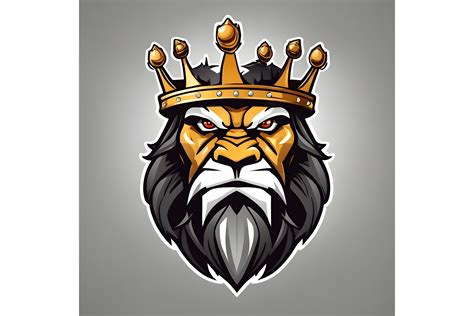 King Logo Design Graphic by mimishop · Creative Fabrica