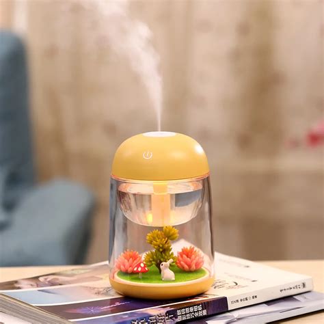 Creative Mini Landscape Humidifier Household Cute View Mist Maker USB Port Aroma Diffuser ...