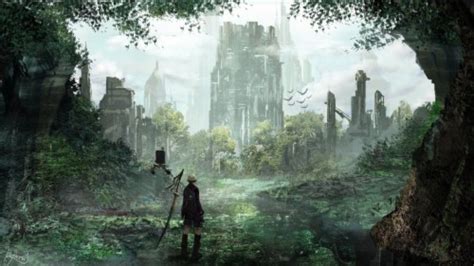 Download 담아감 Nier Automata, Concept Art, Amazing Backgrounds, - Nier Automata Background 9s On ...