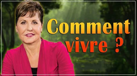 Joyce Meyer Sermon Français 2022 Comment vivre ? ღ #JoyceMeyer ღ - YouTube