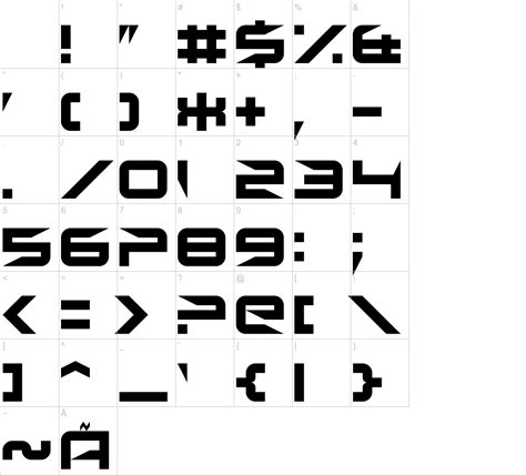 Sharp Font | UrbanFonts.com