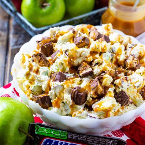 Snickers Caramel Apple Salad - Spicy Southern Kitchen